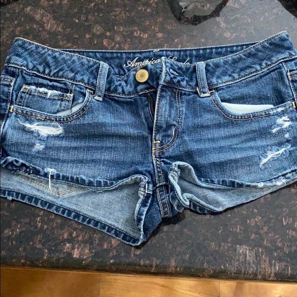 american eagle jean shorts
